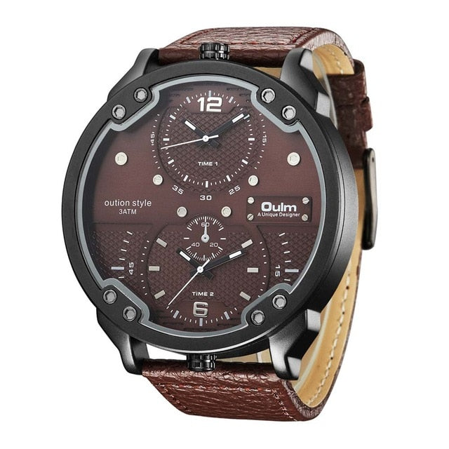 Oulm Unique Design Big Watch