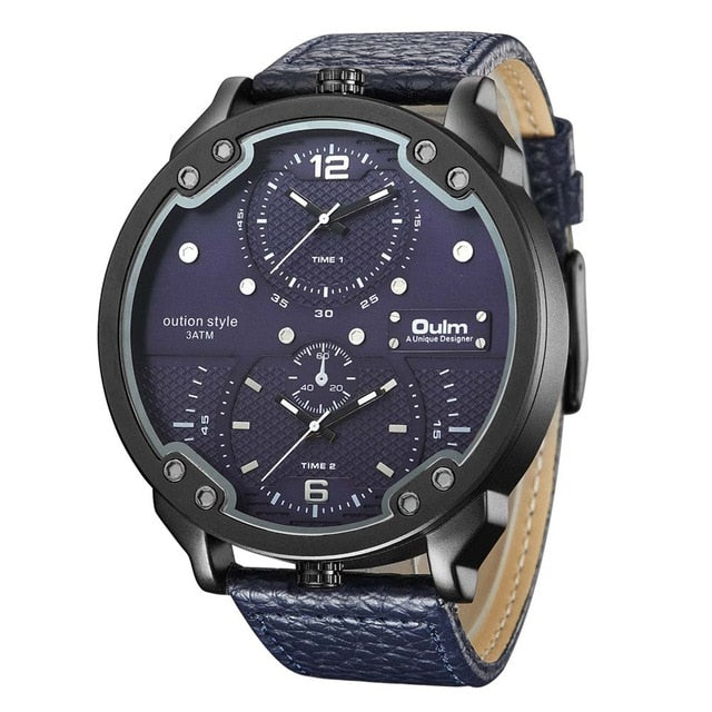 Oulm Unique Design Big Watch