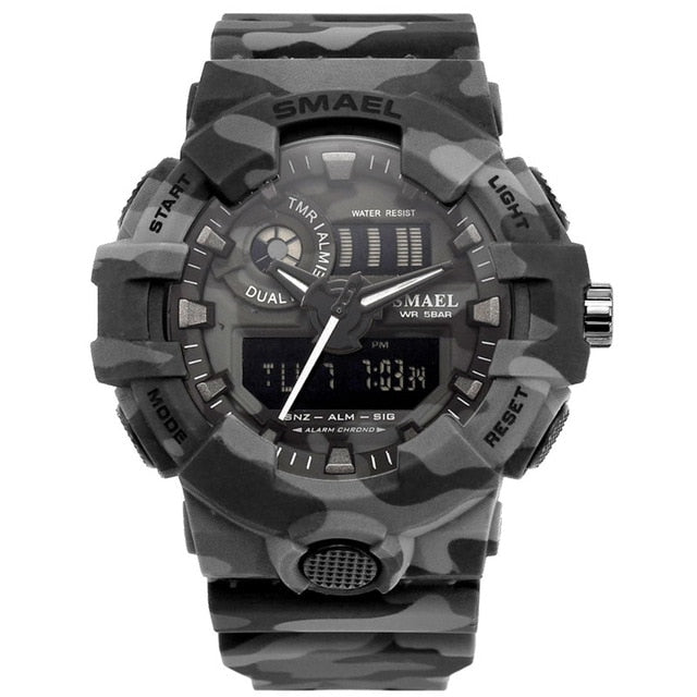 Smael New Camouflage Military Watch