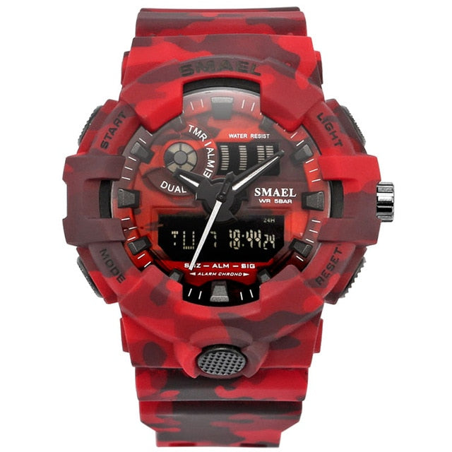 Smael New Camouflage Military Watch