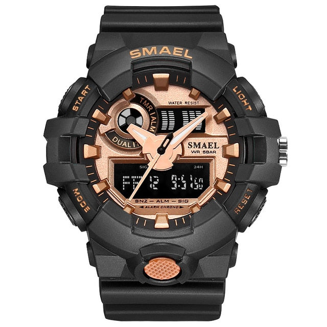 Smael Top Brand Luxury LED Digital Watch Boys Military Sport Style