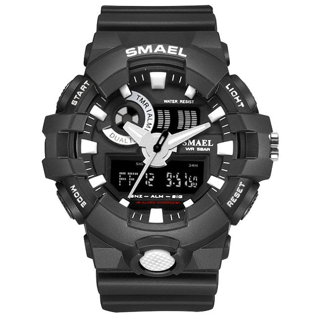Smael Top Brand Luxury LED Digital Watch Boys Military Sport Style