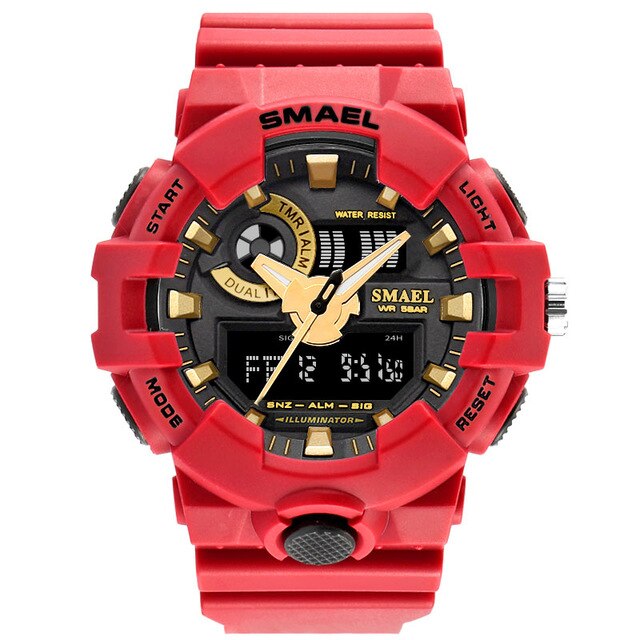 Smael Top Brand Luxury LED Digital Watch Boys Military Sport Style
