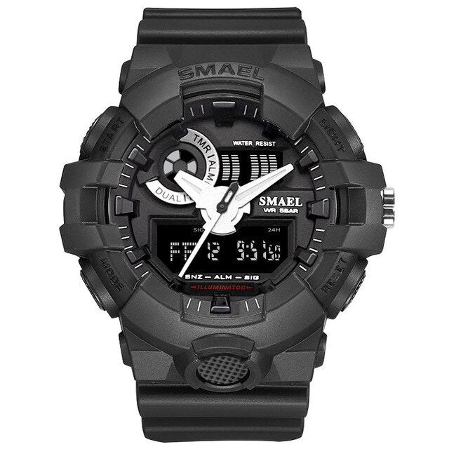 Smael Top Brand Luxury LED Digital Watch Boys Military Sport Style