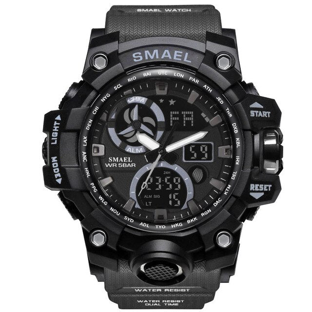 Smael Led Digital Watch Men