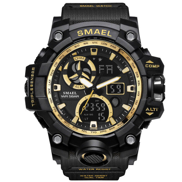 Smael Led Digital Watch Men