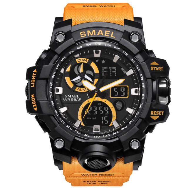 Smael Led Digital Watch Men
