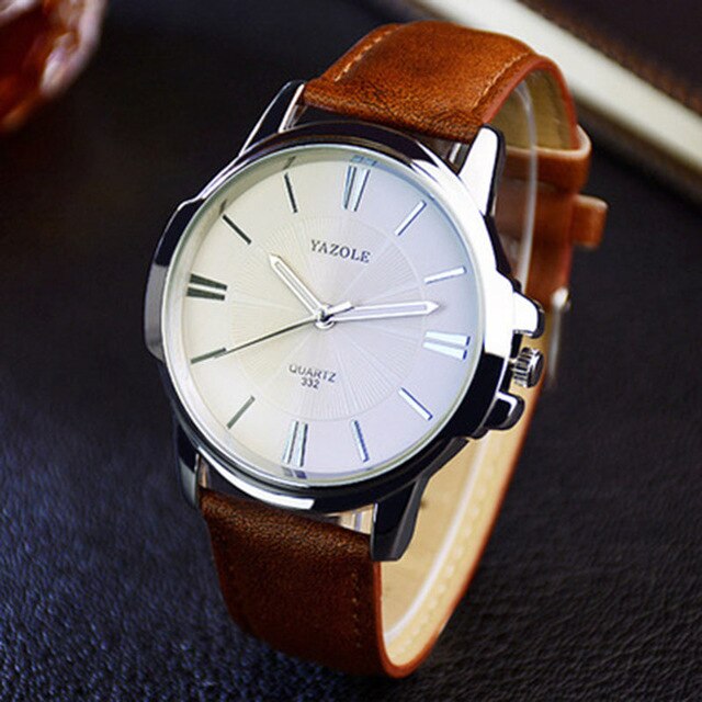 Top Brand Luxury Blue Glass Watch