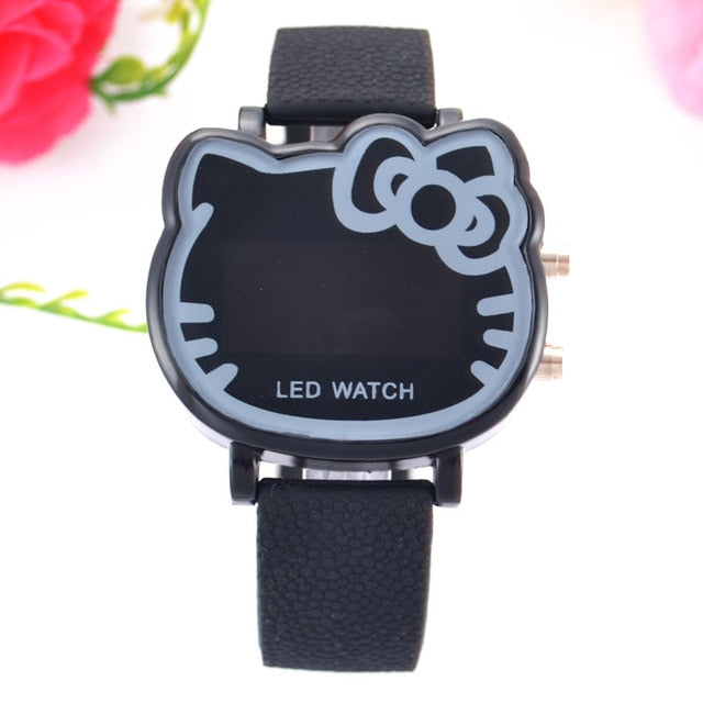 Pink Cute Hello Kitty Watch Children Watches