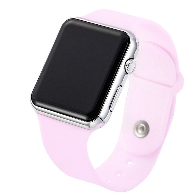 Band Digital Watch White