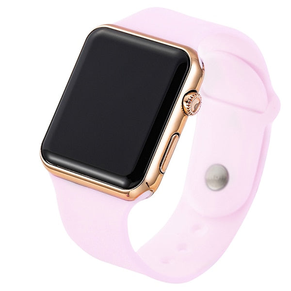 Band Digital Watch White