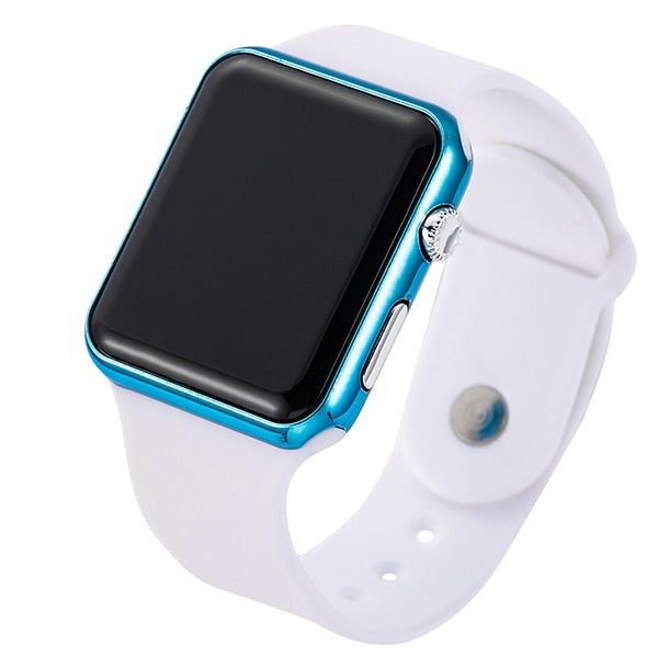 Band Digital Watch White