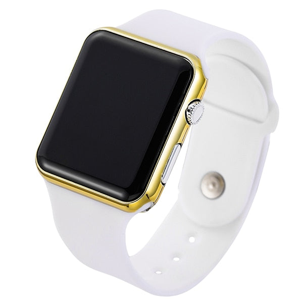 Band Digital Watch White
