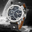 Oulm Men's Watches Big Dila Dual Time Zones Men Sports Watches