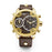 Oulm Men's Watches Big Dila Dual Time Zones Men Sports Watches